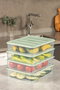 Hermia Set de 4 Cajas de Almacenaje Menta